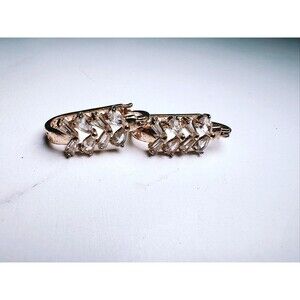 Boutique Oblong Earrings Modern Gold Soft Feminine Whimsical Earrings